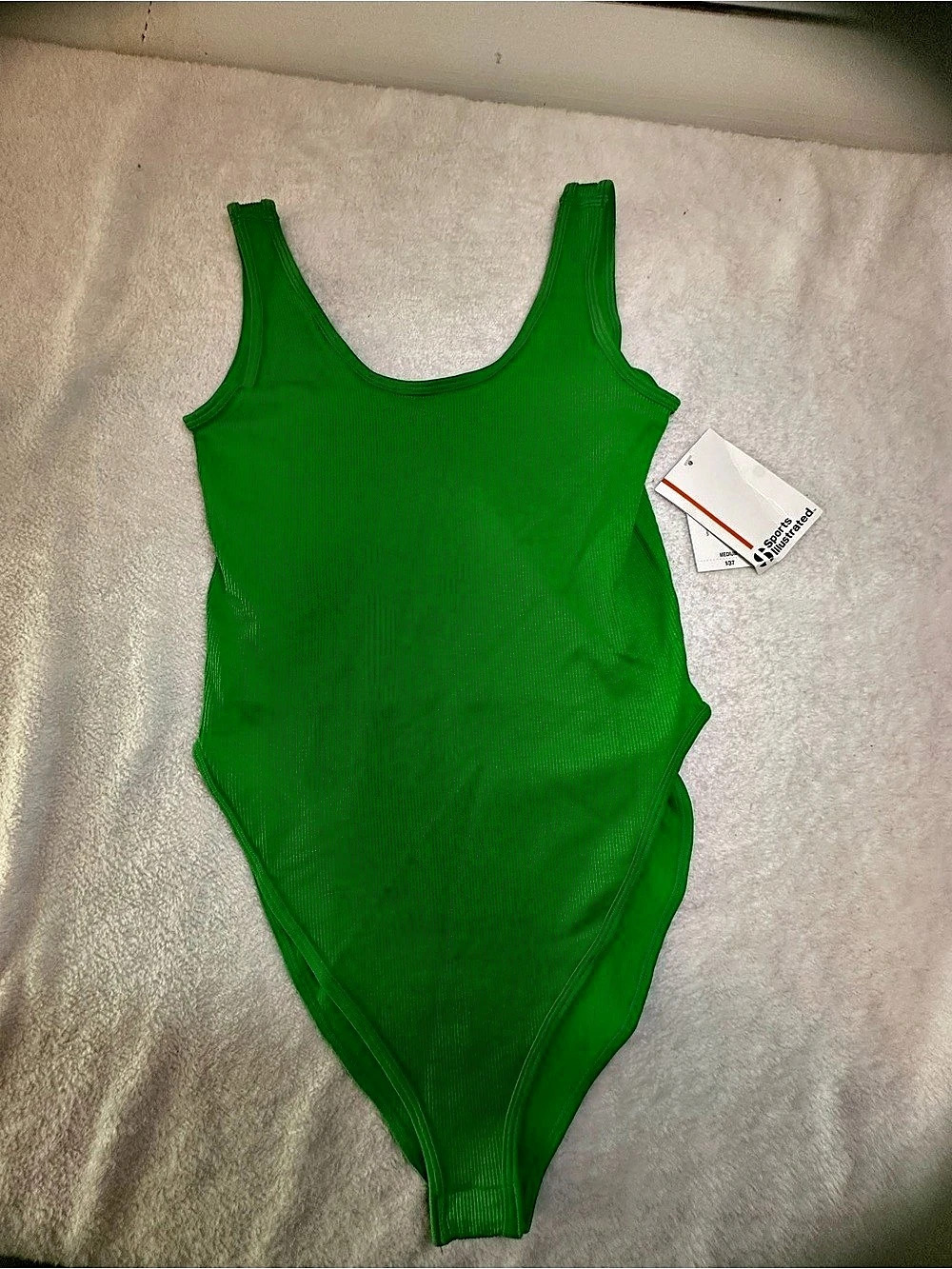 Sports Illustrated Green bodysuit Medium
